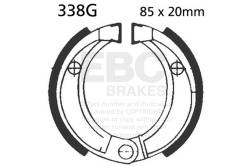 EBC Motorcycle Brakes - EBC Motorcycle Brakes 338G Motorcycle Grooved Replacement Brake Shoes - Image 1