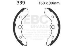 EBC Motorcycle Brakes - EBC Motorcycle Brakes 339 Plain Motorcycle Replacement Brake Shoes - Image 1
