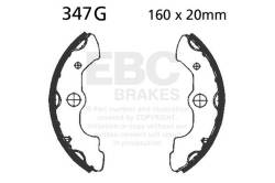 EBC Motorcycle Brakes - EBC Motorcycle Brakes 347G Motorcycle Grooved Replacement Brake Shoes - Image 1