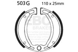EBC Motorcycle Brakes - EBC Motorcycle Brakes 503G Motorcycle Grooved Replacement Brake Shoes - Image 1