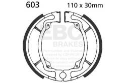 EBC Motorcycle Brakes - EBC Motorcycle Brakes 603 Plain Motorcycle Replacement Brake Shoes for CB1000R - Image 1