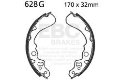 EBC Motorcycle Brakes - EBC Motorcycle Brakes 628G Motorcycle Grooved Replacement Brake Shoes - Image 1