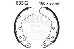 EBC Motorcycle Brakes - EBC Motorcycle Brakes 633G Motorcycle Grooved Replacement Brake Shoes - Image 1