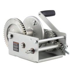 CURT - Hand-Crank 2-Speed Winch 3800 lbs 15.81 Low Gear Ratio 9.6" Handle - Image 2