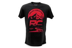 Rough Country Suspension Systems - Rough Country 84092LG T-Shirt RC Mountains Black LG - Image 1