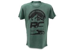 Rough Country Suspension Systems - Rough Country 84094LG T-Shirt RC Mountains Forest Green LG - Image 1