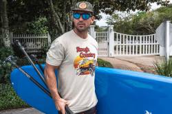 Rough Country Suspension Systems - Rough Country 84091XL T-Shirt Throwback Cream XL - Image 4