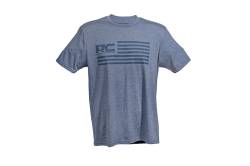 Rough Country Suspension Systems - Rough Country 84079LG T-Shirt American Flag Blue LG - Image 1