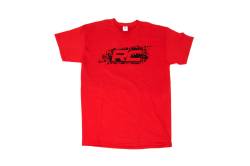 Rough Country Suspension Systems - Rough Country 84033 Tread T-Shirt Small Red - Image 1