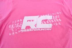 Rough Country Suspension Systems - Rough Country 84067 Tread T-Shirt Ladies Small Pink - Image 2