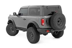 Rough Country Suspension Systems - Rough Country OV2 Running Boards Black 21-25 Ford Bronco 2DR 14004 - Image 2