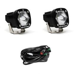 Baja Designs - Baja Designs 387801 S1 Black LED Auxiliary Light Pod Pair - Image 1