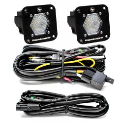 Baja Designs - Baja Designs 387809 S1 Black Flush Mount LED Light Pod Reverse Kit - Image 1