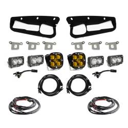 Baja Designs - Baja Designs 447762 Squadron SAE/Dual S2 Sport Steel Bumper Fog Pocket Light Kit - Image 1