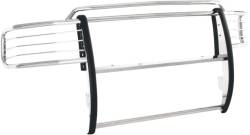 TrailFX - TrailFX E0020S Grille Guard 1-Piece Polished SS 1.5" Dia w/Brush Guard - Image 1