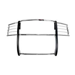 TrailFX - TrailFX E0033S Grille Guard 1-Piece Polished SS 1.5" Dia w/Brush Guard - Image 1