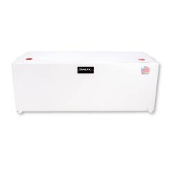 TrailFX - TrailFX 21098SW Liquid Transfer Tank 98 Gal 25x60x21" White Steel Lockable Cap - Image 1
