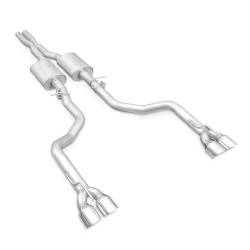 Stainless Works - Stainless Works CHAL16CBR4 Catback Exhaust Redline Edition Quad Tips - Image 1