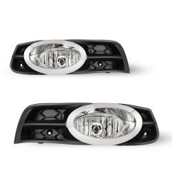 Winjet - Winjet CFWJ-0318-C Clear Fog Lights w/Wiring Kit for 12-13 Honda Civic 2DR - Image 1