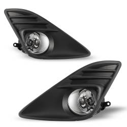 Winjet - Winjet CFWJ-0266-C Clear Fog Lights w/Wiring Kit for 12-13 Toyota Camry - Image 1