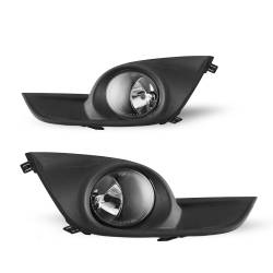 Winjet - Winjet CFWJ-0355-C Clear Fog Lights w/Wiring Kit for 13-14 Nissan Altima 4DR - Image 1