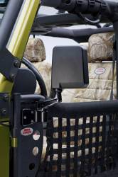 Body Armor 4x4 - Body Armor 5126 Black Universal Trail Door Mirror Pair for Jeep Wrangler JK/TJ - Image 2