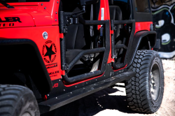 Body Armor 4x4 - Body Armor Front Tube Trail Doors Black Pair for 07-18 Jeep Wrangler JK JK-6154 - Image 2