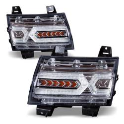 Winjet - Winjet CTSRNG0646A-SQTS Chrome/Clear Sequential Turn Signal for Jeep Wrangler JL - Image 1