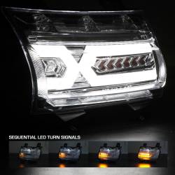 Winjet - Winjet CTSRNG0646A-SQTS Chrome/Clear Sequential Turn Signal for Jeep Wrangler JL - Image 2