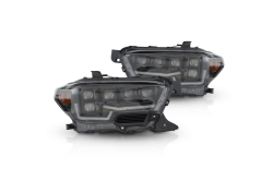 Attica 4x4 - Attica 4x4 CHATT0682-BC-SQ Rogue Series LED Projector Headlight for 16-23 Tacoma - Image 1