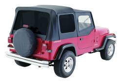RT Offroad - RT Offroad RT10015T Black OEM Soft Top for 88-95 YJ Wrangler w/Soft Doors - Image 1