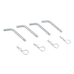 Husky Towing - Husky Towing 31576 Silver Series Rail Pin Kit 4 Pins & Clips Yellow Zinc - Image 1