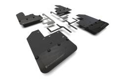 Rally Armor - Rally Armor MF104-BLK-GRY Black Mud Flap Grey Logo - Image 1