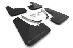 Rally Armor - Rally Armor MF106-UR-BLK-GRY Black Mud Flap Grey Logo - Image 1