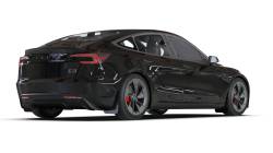 Rally Armor - Rally Armor MF122-UR-BLK-MBK Black Mud Flap Metallic Black Logo - Image 2