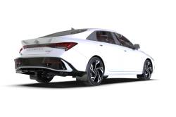 Rally Armor - Rally Armor MF119-UR-BLK-WH Black Mud Flap White Logo - Image 2