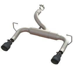 SpeedFx - SpeedFX 50601 MaxFlow Xtreme Axle-Back Exhaust Kit Dual Exit 4" Black Tips - Image 1
