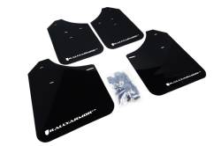 Rally Armor - Rally Armor MF1-UR-BLK/WH Black Mud Flap White Logo - Image 1