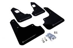 Rally Armor - Rally Armor MF10-UR-BLK/SIL Black Mud Flap Silver Logo - Image 1