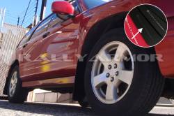 Rally Armor - Rally Armor MF13-UR-BLK/GRY Black Mud Flap Grey Logo - Image 2