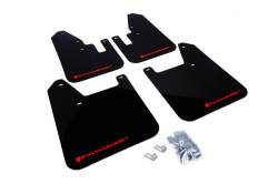 Rally Armor - Rally Armor MF13-UR-BLK/RD Black Mud Flap Red Logo - Image 1
