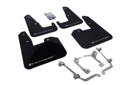 Rally Armor - Rally Armor MF15-UR-BLK/SIL Black Mud Flap Silver Logo - Image 1