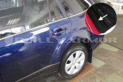 Rally Armor - Rally Armor MF16-UR-BLK/GRY Black Mud Flap Grey Logo - Image 2