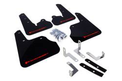 Rally Armor - Rally Armor MF22-UR-BLK/RD Black Mud Flap Red Logo - Image 1