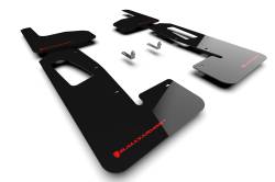 Rally Armor - Rally Armor MF18-UR-BLK/RD Black Mud Flap Red Logo - Image 1