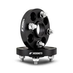 Mishimoto - Mishimoto MMWS-011-350BK 35mm Wheel Spacers 4x100 56.1CB M12x1.5 Black - Image 1