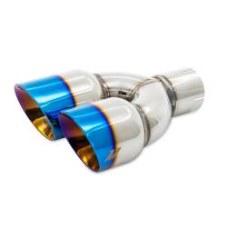 Mishimoto - Mishimoto MMEXH-TIP-FSTBT Mishimoto Dual OffExhaust Tips 2.5" Inlet 3" Outlet - Image 1