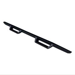 TrailFX - TrailFX DHS005B Drop Hoop Steps Nerf Bar Square Matte Black Steel Rocker Mount - Image 1
