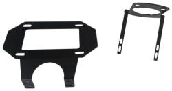 TrailFX - TrailFX JL07LP License Plate Bracket Black Steel for Spare Tire w/LED - Image 1