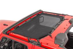 TrailFX - TrailFX MBT004 Bikini Top Mesh Black Secures to Windshield & Roll Bar - Image 2